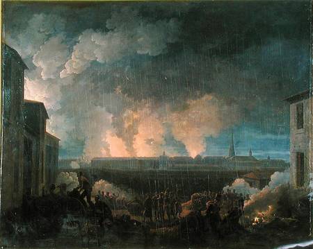 The Bombardment of Vienna by the French Army von Baron Louis Albert Bacler d'Albe
