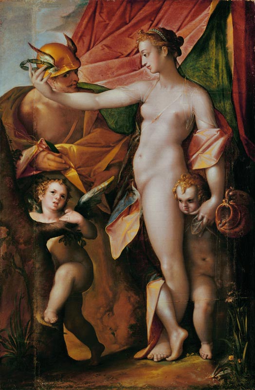 Venus und Merkur von Bartholomäus Spranger