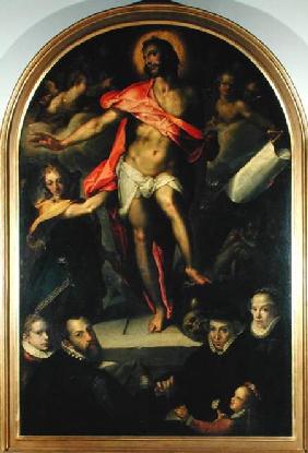 The Resurrection with Portraits of Nicolas Muller and his Family