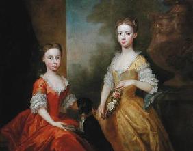 The Daughters of Scoop Egerton, 5th Earl & 1st Duke of Bridgewater c.1734