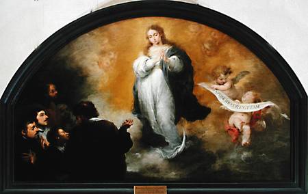 The Apparition of the Virgin von Bartolomé Esteban Perez Murillo