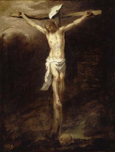 Christus am Kreuz. von Bartolomé Esteban Perez Murillo