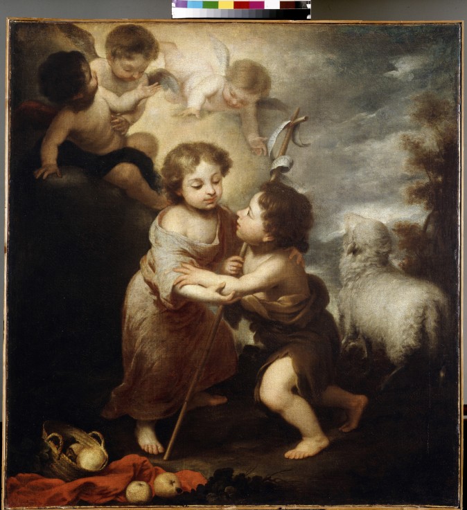 Christus und Johannesknabe von Bartolomé Esteban Perez Murillo