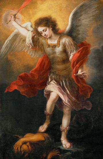 Der Kampf des Erzengels Michael mit dem Satan 1665/68