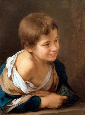 A Peasant Boy Leaning on a Sill 1670-80