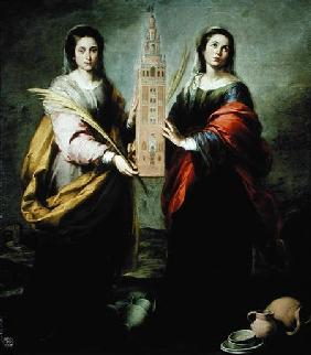 St. Justina and St. Rufina 1675