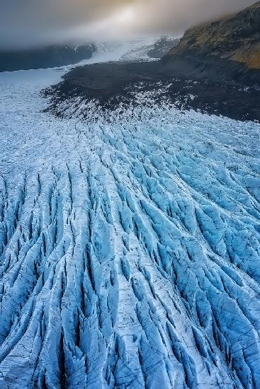 Svínafellsjökull-Gletscher in Island II