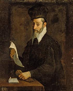 Portrait of Torquato Tasso (1544-95) (oil on canvas) 19th