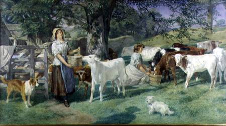 Milkmaids von Basil Bradley