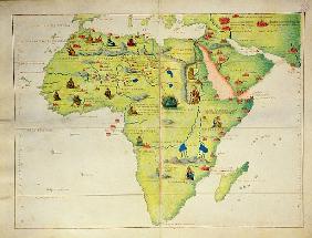 The Continent of Africa, from an Atlas of the World in 33 Maps, Venice, 1st September 1553(see also 