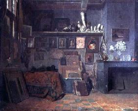 An Artist's Studio Interior c.1870