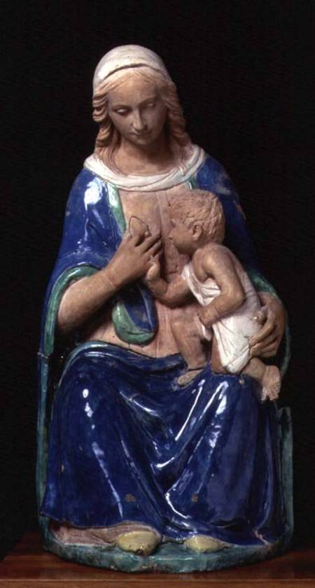 Madonna and Child, figures von Benedetto Buglioni