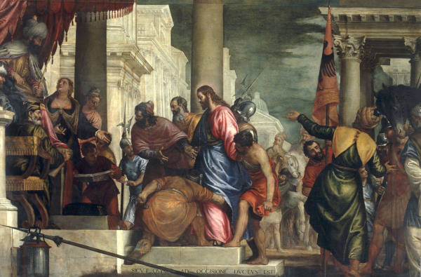 B.Caliari, Christus vor Pilatus von Benedetto Caliari