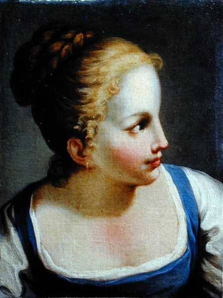 Head of a Young Girl von Benedetto Luti