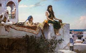 Abends auf den Dachterrassen (Marokko) 1879
