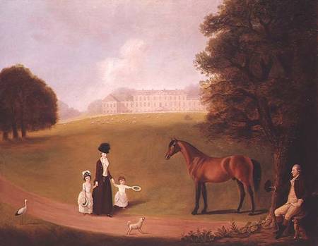 Earl and Countess of Ossory and their Children at Ampthill Park von Benjamin Killingbeck