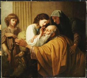Tobias heilt seinen blinden Vater 1772