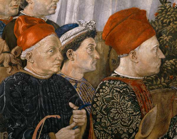 Zug d.Könige,  Medici-Bildn von Benozzo Gozzoli