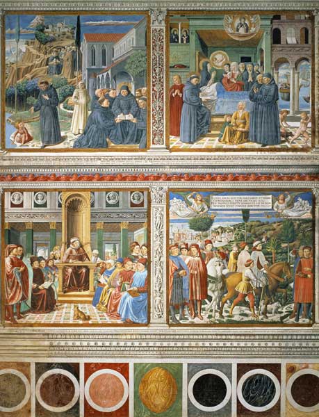 Leben des Hl.Augustinus von Benozzo Gozzoli