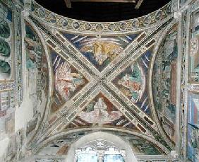 Episodes from the Life of St. Augustine, from the choir ceiling 1463-65