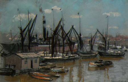 Harbour Scene von Bernard Sickert