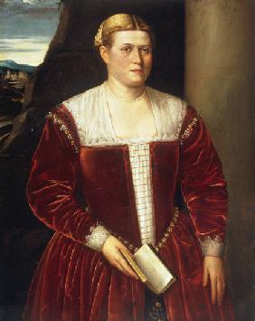 B.Licinio, Bildnis einer Dame mit Buch