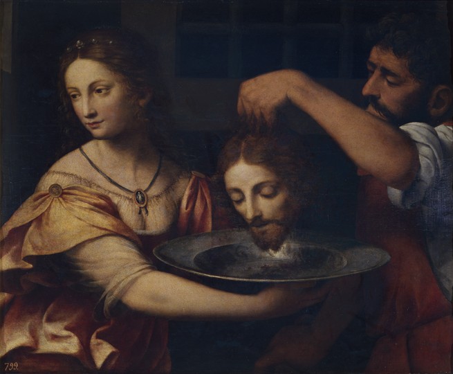 Salome bringt den Kopf des Johannes des Täufers von Bernardino Luini
