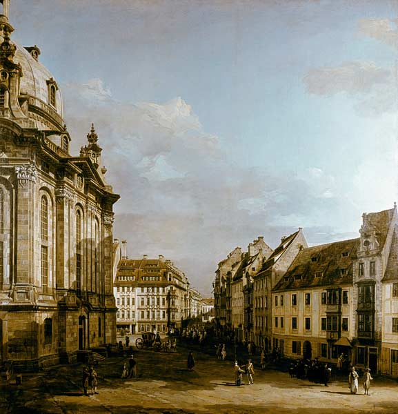 Dresden,  Frauenkirche von Bernardo Bellotto