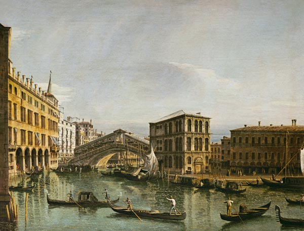 The Grand Canal, Venice von Bernardo Bellotto