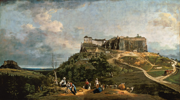 The Fortress of Konigstein von Bernardo Bellotto