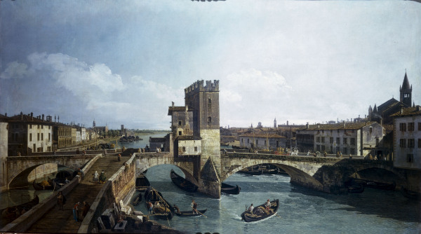 Verona,  Ponte delle Navi von Bernardo Bellotto