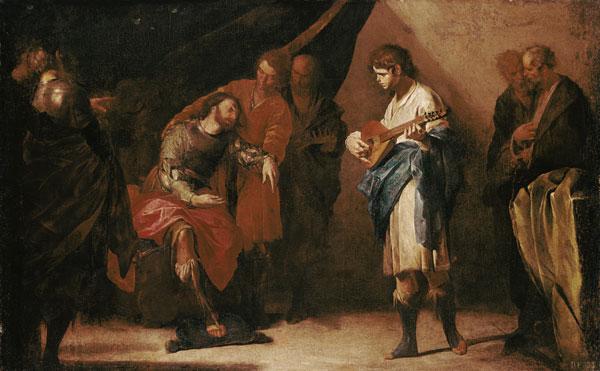 David spielt vor Saul um 1645