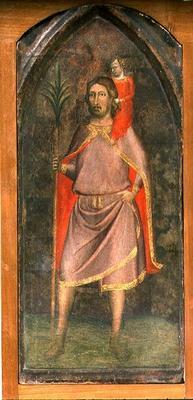 St. Christopher (tempera on panel) 1899