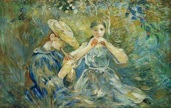 Das Flötenkonzert im Garten von Berthe Morisot