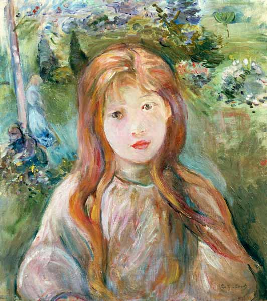 Little Girl at Mesnil von Berthe Morisot