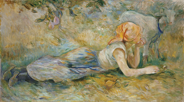 Shepherdess Resting von Berthe Morisot
