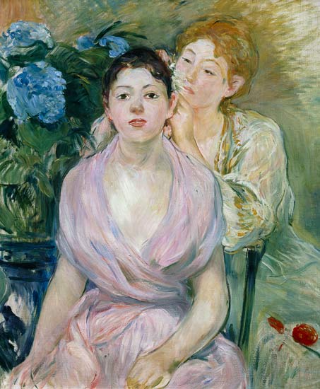 The Hortensia, or The Two Sisters von Berthe Morisot