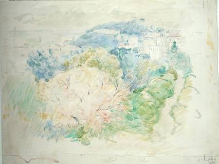 Mountain with a Chateau von Berthe Morisot