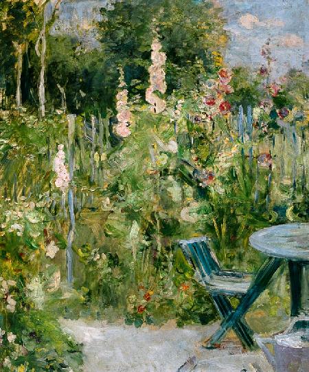 Roses Tremieres (Hollyhocks) 1884