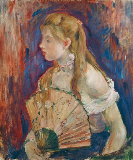 Young Girl with a Fan 1893
