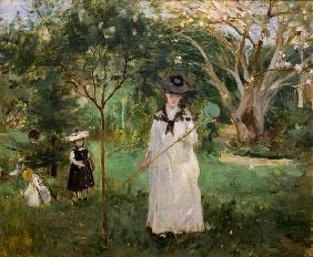 B.Morisot, Die Schmetterlingsjagd 1874