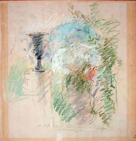 Vase in a Garden von Berthe Morisot