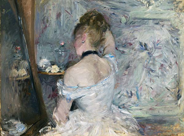 Frau bei der Toilette von Berthe Morisot