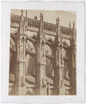 Reims: Strebepfeiler der Kathedrale