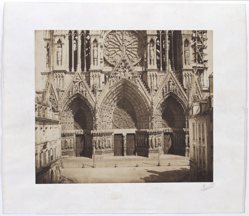 Reims: Westfassade der Kathedrale I von Bisson Frères