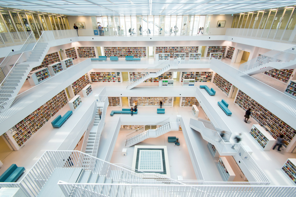 Bibliothek Stuttgart von Bjoern Alicke