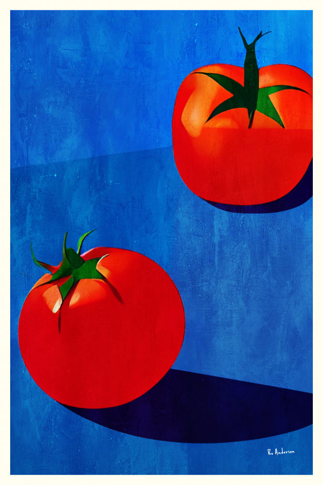 Zwei Tomaten von Bo Anderson