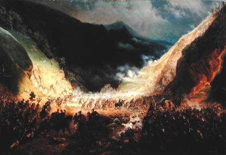 Battle at the Rotenturm canyon von Bogdan Willewalde