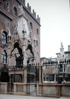 Funerary monument of Mastino II Della Scala (1308-51) (photo) 1517