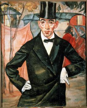 Porträt des Malers und Fotografen Miron Scherling (1880-1958) 1916